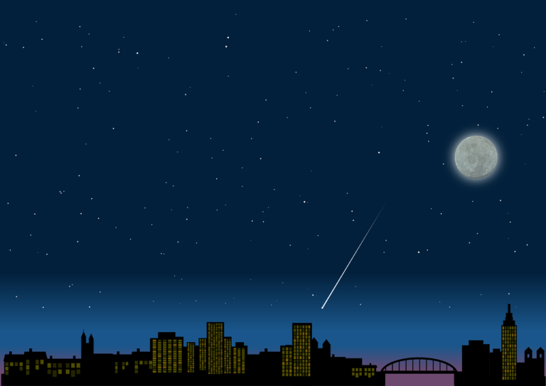 夜空のイラスト