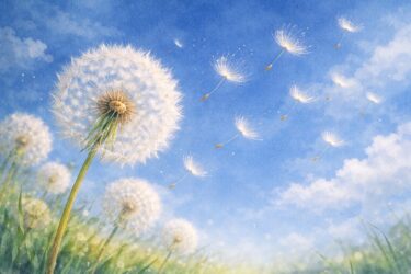 『たねがとぶ』｜風にのって広がる、新しいはじまりの絵本