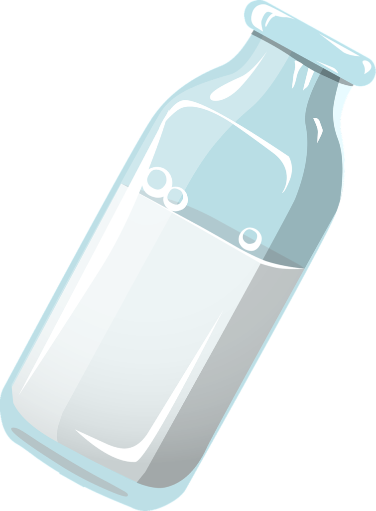 牛乳瓶のイラスト